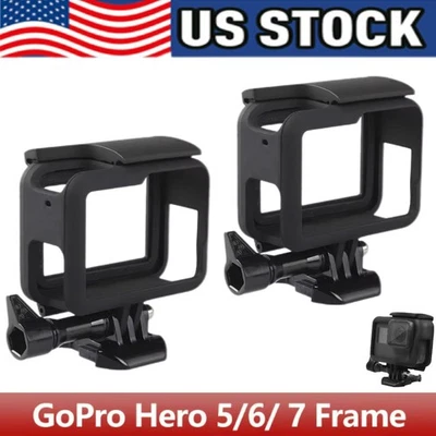 Frame For GoPro HERO 5/6/7Black Mount Housing Border Protective Shell Case Cover - Image 1 of 4