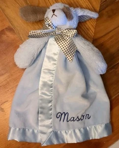 Bearington Baby Collection Lovey Puppy Dog Plush Personalized Mason - Picture 1 of 9