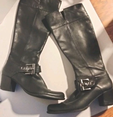 Женские черные сапоги Adrienne Vittadini AV-Honor размер 8,5  - Изображение 1 из 4