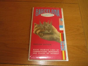 BARCELONA Street map - a La Vista - English Edition - Guide showing Monuments - Picture 1 of 5