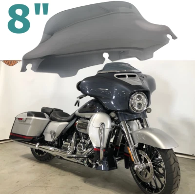 Parabrisas de humo para Harley Davidson CVO Street Glide FLHXSE 10-12 8" Foto 1 de 4