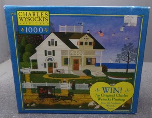 ROMPECABEZAS MILTON BRADLEY 1000 PIEZAS - WYSOCKI AMERICANA PICKWICK CATTAGE - Imagen 1 de 3