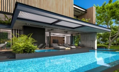 SB 400 MD Dachmodul - Pergola, Sunbreaker, Terrassendach, Überdachung - Bild 1 von 4