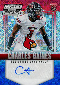2015 Panini Contenders Draft Picks #164 Charles Gaines RC Auto 