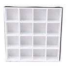 Mini Wooden Storage Rack Display Shelf, Dollhouse Furniture Accessory 16 Cube LI