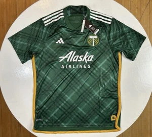 Adidas Portland Timbers MLS Green Home Soccer Jersey 23-2024 HY5451-220 Men XL - Picture 1 of 10