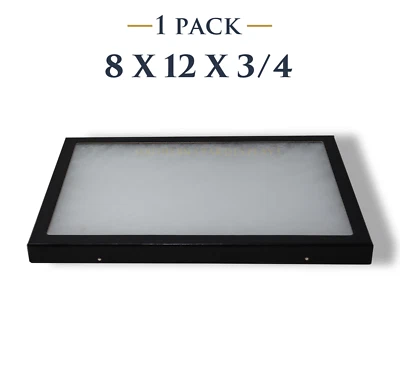 8 x 12 x 3/4 Riker Display Case Box for Collectibles Jewelry Arrowheads &More    - Image 1 of 3