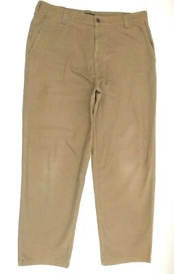 St. John's Bay Men's Brown Denim Jeans 100% Cotton Straight Leg Size 36 X 31 - Image 1 of 4