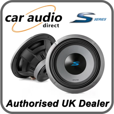 Alpine S-Series S2-W12D2 - 12” 30cm 1800W Dual 2 Ohm Subwoofer Bass Driver - Image 1 of 4