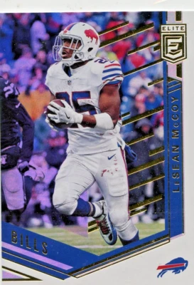 LeSean McCoy RB Buffalo Bills 2018 Elite by Donruss / Panini Card # 98 Near Mint - Image 1 of 3