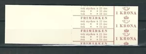 Sweden SC # 666a King Gustaf VI and Numerals . Booklet . MNH..... - Picture 1 of 2
