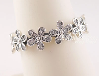 Brillante Margherita Prato Autentico PANDORA Anello Argento 190934CZ Scegli Sz & - Immagine 1 di 4