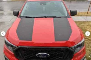 Fits Isuzu Dmax Bonnet Stripe Graphics Any Year Decals Stickers - Picture 1 of 3