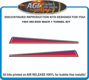 1994 SKI-DOO Mach 1 Tunnel Reproduction Decal Kit - Picture 1 of 5