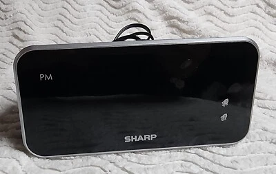 ⏰️SHARP Dual Alarm Black CLOCK Jumboq Easy to Read White LED Display SPC736 EUC - Image 1 of 4