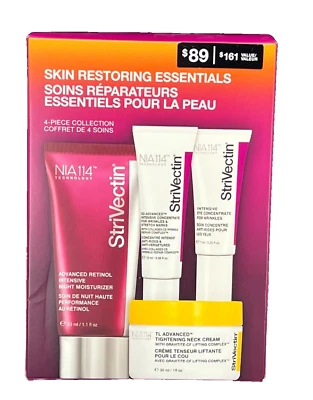 StriVectin Skin Restoring Essentials 4 Piezas Value Set Colección Nuevo en Caja Foto 1 de 4