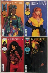 Lot of 4 Comic Books -Jen Bartel Women's History Month Variant Covers - Picture 1 of 6