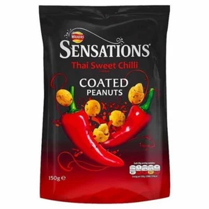Sensations Thai Sweet Chilli Coated Peanuts 150g (Pack of 4) - Picture 1 of 1