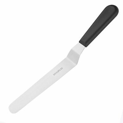Hygiplas Angled Blade Palette Knife In Black Stainless Steel - Stamped - 19cm • 21.67£