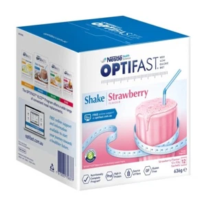 Batido 12's x 53g OPTIFAST VLCD Sabor FRESA Pérdida de Peso Envío Express - Imagen 1 de 3