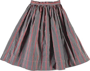 DESIGNER MOLO Girls Brisa Skirt size 10 (134-140 )plaid Red/blue/white - Picture 1 of 1