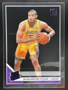 2019-20 Clearly Donruss #98 Talen Horton-Tucker Purple RC Los Angeles Lakers - Bild 1 von 2
