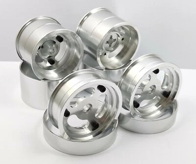 Dhawk CNC Vintage 1,5" Alufelge 3 Stück silber für Team Associated RC10 - Bild 1 von 3