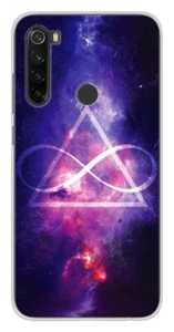 Coque en silicone imprimée compatible Xiaomi Redmi Note 8T Infinite Triangle - Bild 1 von 3