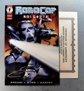 ROBOCOP: ROULETTE 1 (NM- 9.2) SIGNED by ARTIST "NELSON" FARO DECASTRO with COA* - Picture 1 of 10