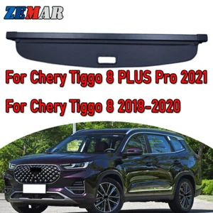 Rear Trunk Cargo Cover Security Shield For CHERY TIGGO 8 2018-20 PLUS Pro 2021 - Picture 1 of 6