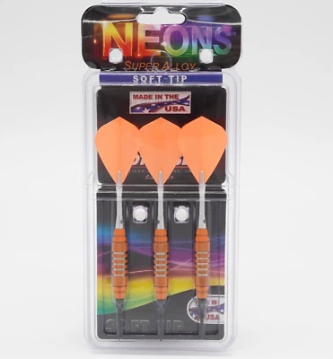 Bottelsen NEONS Soft Tip Darts Orange 18-NO2 NEW!!