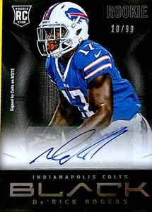 2013 Panini Black Da'RICK ROGERS Tennessee Tech * Colts /99 Auto - Picture 1 of 2