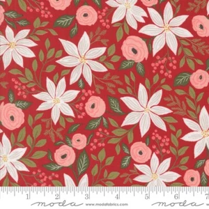 Berry and Pine 5240 14 Cranberry by Lella Boutique for Moda - by half-yard - Picture 1 of 2