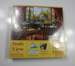 Sunsout Jigsaw Puzzle Study View By Dominic Davison 550 Pieces 15"x24"New Sealed - Picture 1 of 4