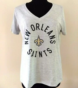 New Orleans Saints Shirt Women's Medium Nike Short Sleeve Pull Over - Picture 1 of 10