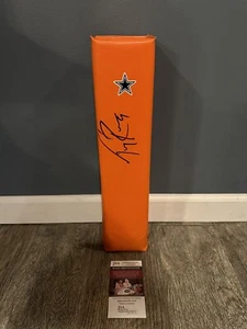 TONY ROMO SIGNED DALLAS COWBOYS TOUCHDOWN PYLON AUTOGRAPHED JSA COA #9 AUTO - Picture 1 of 3