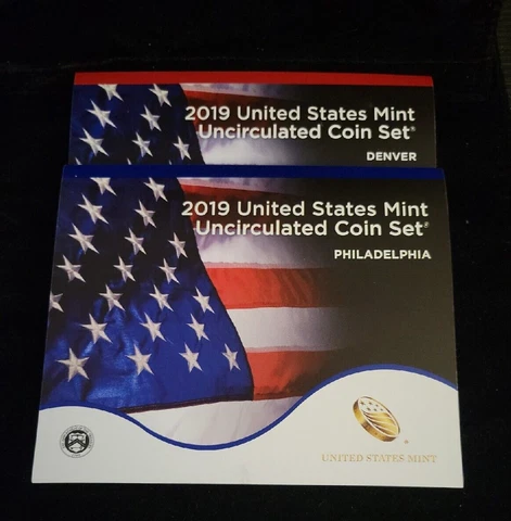 2019 P&D Uncirculated Mint Set | Beautiful Set | US Mint Set | UNC Cover