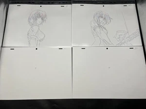 Set 4 Disegni Disegni Di Schizzo a Mano Animazione Liceo Artistico Originali DxD Xenovia - Foto 1 di 5