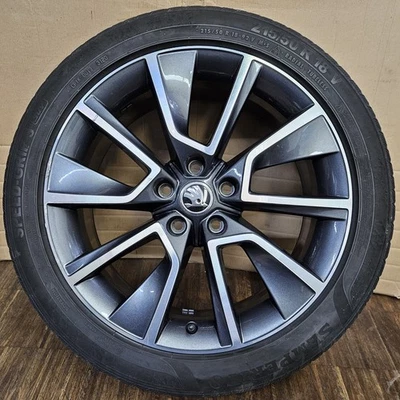 1 original Skoda Karoq Alufelge 7x18 ET45 Braga 57A601025L 57A601025D - Bild 1 von 4