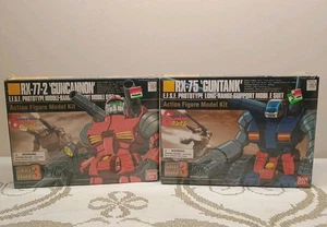 Kits de modelos de figuras de acción Guncannon RX-75 Guntank Bandai RX-77-2 1999 SELLADAS - Imagen 1 de 7