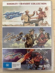 Smokey And The Bandit Complete Collection DVD 3 Disc Box Set UK Compatible - Imagen 1 de 2