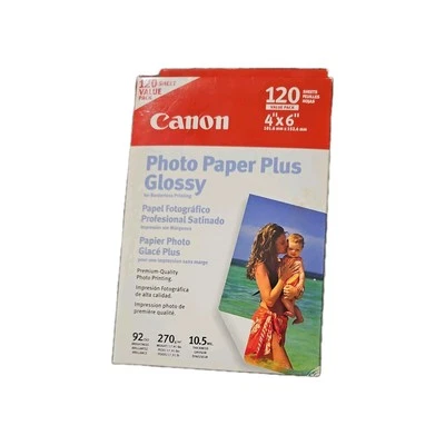 Canon 4x6 Photo Paper Plus Glossy - 120 Sheets Pack - Изображение 1 из 4