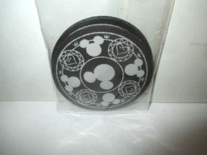 DISNEY KINGDOM HEARTS MICKEY MOUSE SILHOUETTE CIRCULAR COASTERS PACK OF 2 NEW - Picture 1 of 5
