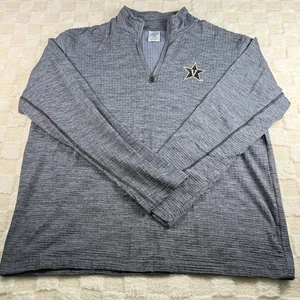 Vanderbilt Commodores Herren Rivalry Threads 1/4 Reißverschluss Pullover grau Large - Bild 1 von 9