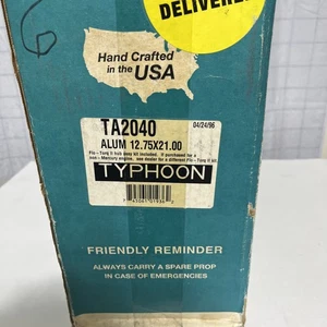 TA2040 Typhoon Propeller RH 12 3/4 x 21P with Hub Kit 3-blade NEW - Bild 1 von 7