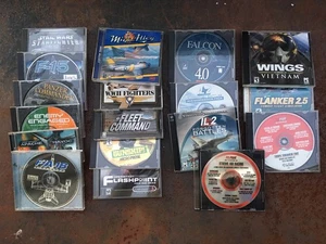 18+ Vintage Flight Sim CDs - Jane’s, Codemasters, MicroProse and more - Picture 1 of 1