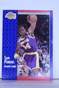 1991 Fleer Basketball NBA Trading Card - Sam Perkins #101 - Picture 1 of 2