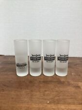 Jose Cuervo Tradicional Tequila Frosted Shot Glasses Lot of 4