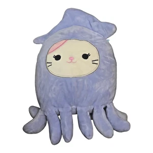 Squishmallow 8" Karina Calico Cat in Stacy Squid Costume Kellytoy - Picture 1 of 2