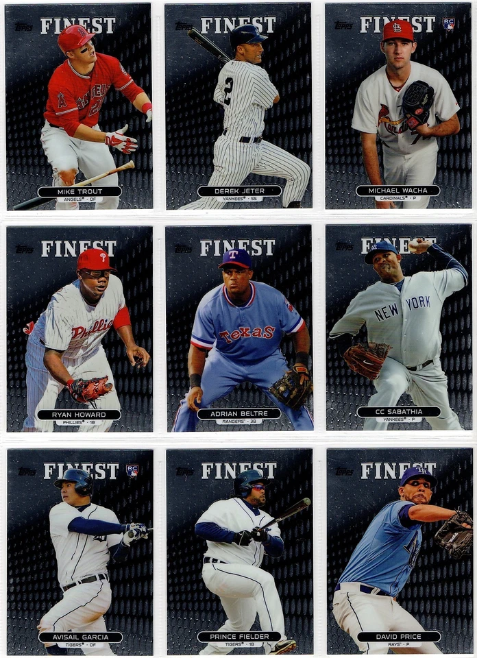 2013 Topps Finest Base Card You Pick #1-30 You Pick the Card Finish Your Set - Image 1 of 1